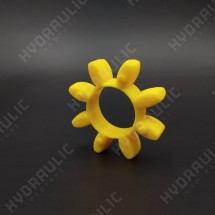 Муфта 24/32 вкладка жовта (8 пелюстків) De: 55мм