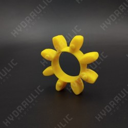 Муфта 24/32 вкладка жовта (8 пелюстків) De: 55мм