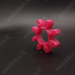 Муфта 28/38 вкладка червона (8 пелюстків) De: 65 мм