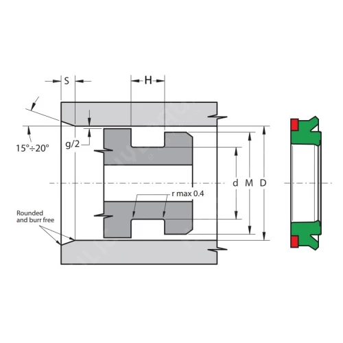 160*140*12,0 KDA PU+POM