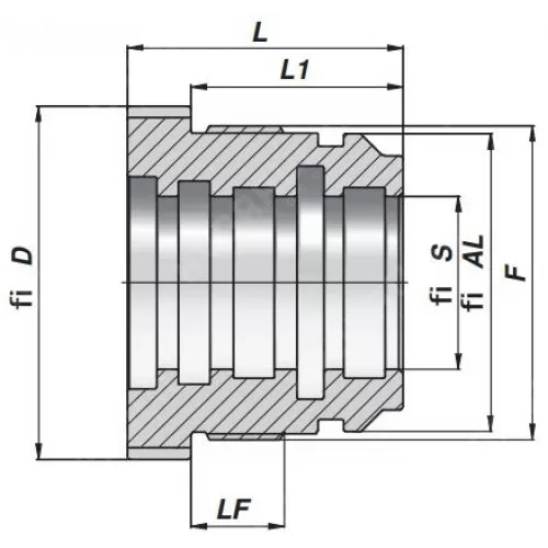 Передня кришка ГЦ CGPM AL 090-050 (B05)