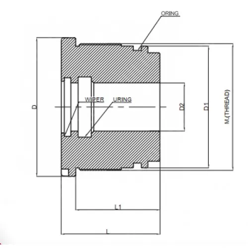 Передня кришка ГЦ GDC-B 100*40