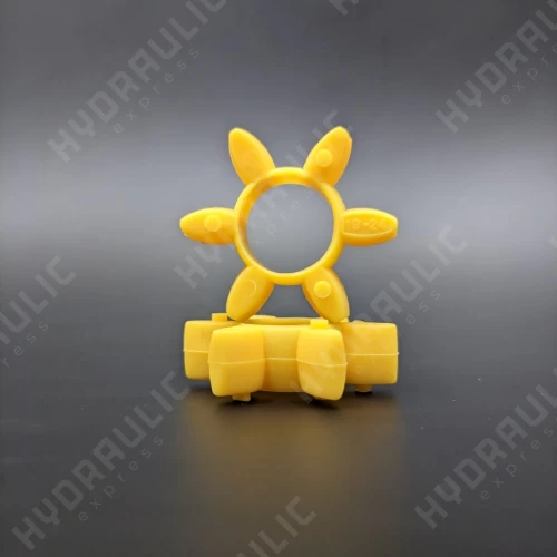 Муфта 19/24 вкладка жовта  (6 пелюстків) De:40 мм